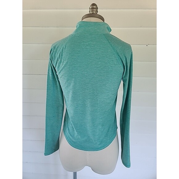 Old Navy Active Large Girls Long Sleeve Top Aqua - Picture 3 of 12